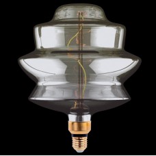Λάμπα LED Vintage 8W E27 230V 300lm 2000K Ντιμαριζόμενη Smoked Glass 